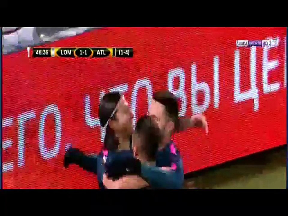 Saul Niguez Goal ~ Lokomotiv Moscow vs Atletico Madrid 1-2 15/03/2018 Europa League