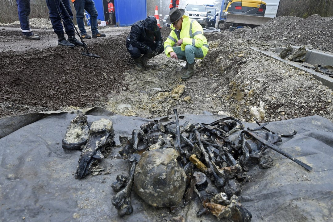 Les restes de soldats découverts sur le chantier du fort de Douaumont
