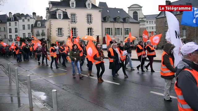 Vannes. 600 retraités et salariés d'Ehpad ont manifesté