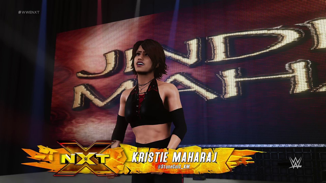 Peppy Kingsley vs. Kristie Maharaj in extreme rules match.