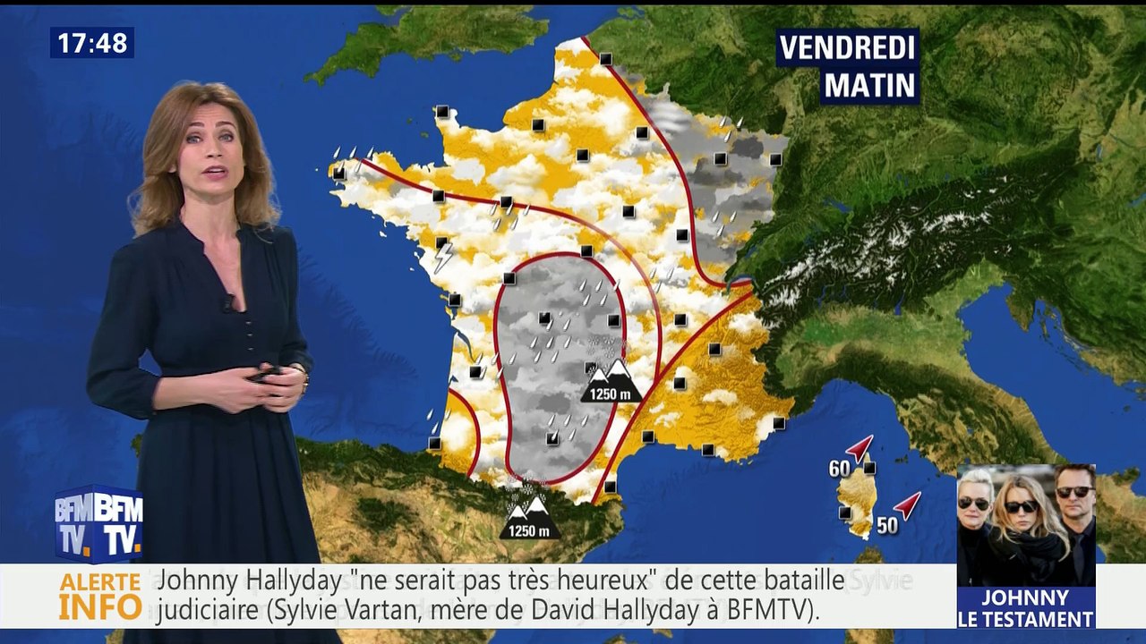 La météo pour ce vendredi 16 mars 2018