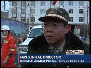 Firefighters suffer altitude sickness in quake-hit Yushu, Qinghai