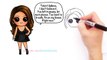 How to Draw Chibi Selena Gomez Cute step by step Same Old Love