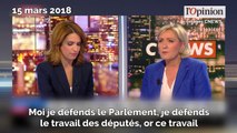 Marine Le Pen dénonce «l’autoritarisme» d’Emmanuel Macron