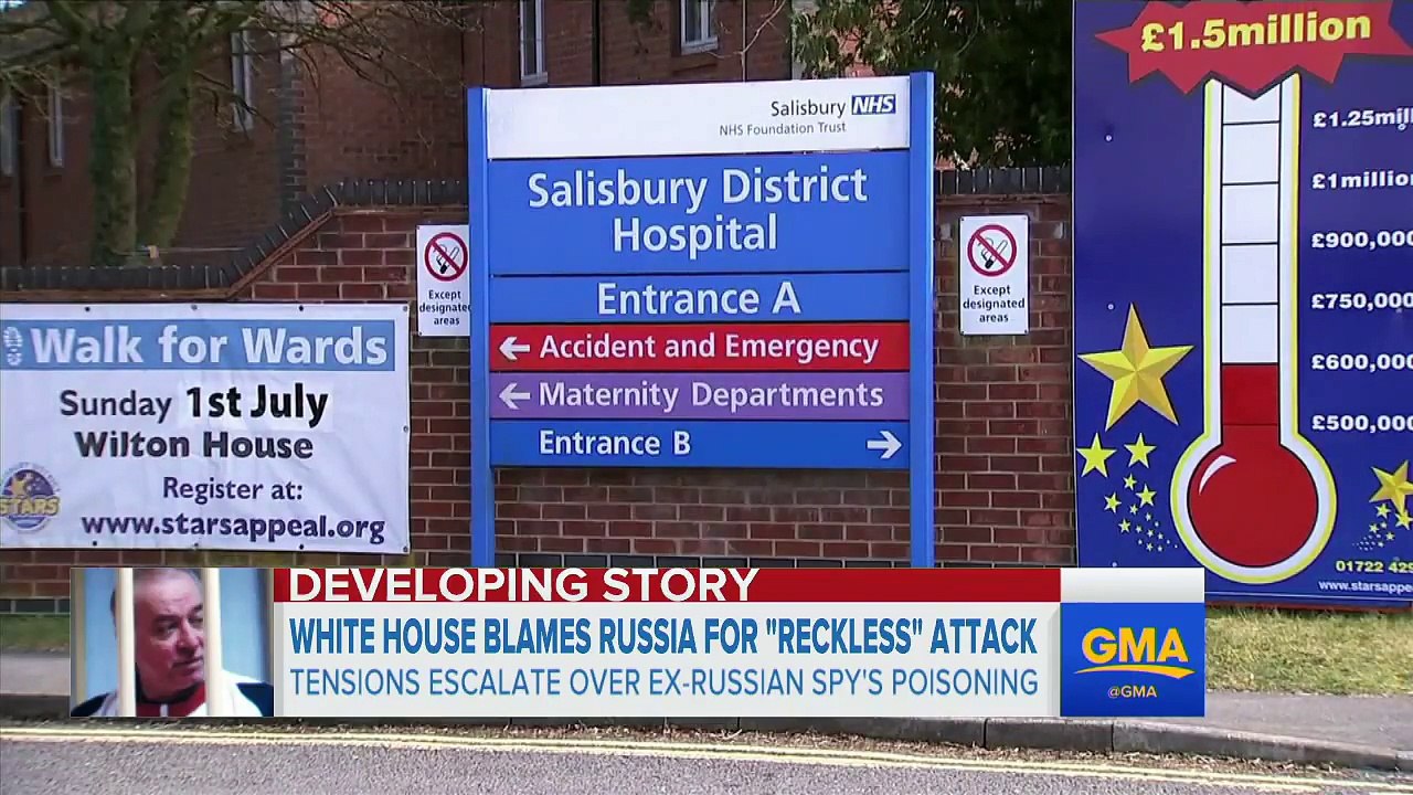 White House blames Moscow for poisoning former spy