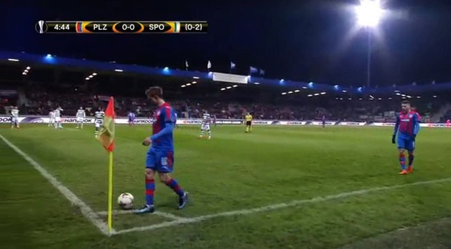 Marek Bakos Goal HD - Plzen	1-0	Sporting 15.03.2018