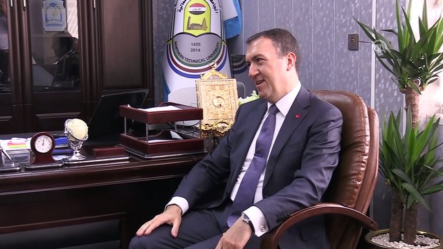 Türkiye'nin Irak Büyükelçisi Yıldız, Musul Üniversitesini ziyaret etti (1) - MUSUL