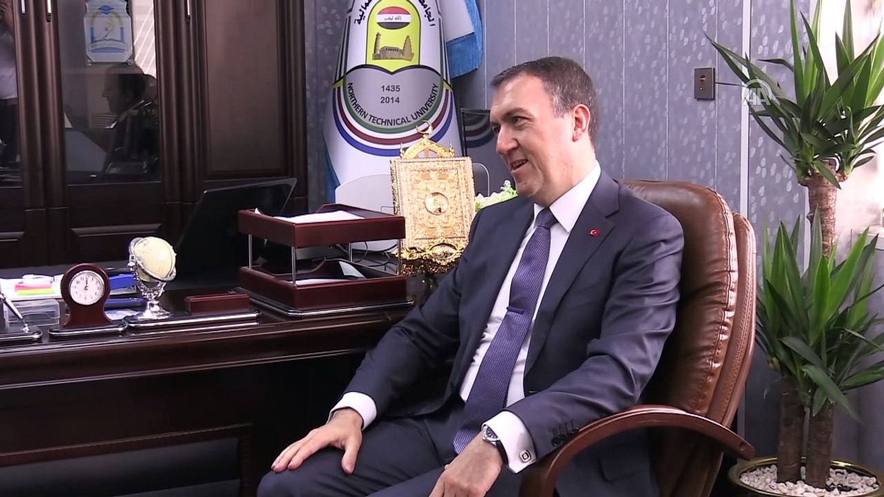 Türkiye'nin Irak Büyükelçisi Yıldız, Musul Üniversitesini ziyaret etti (1) - MUSUL