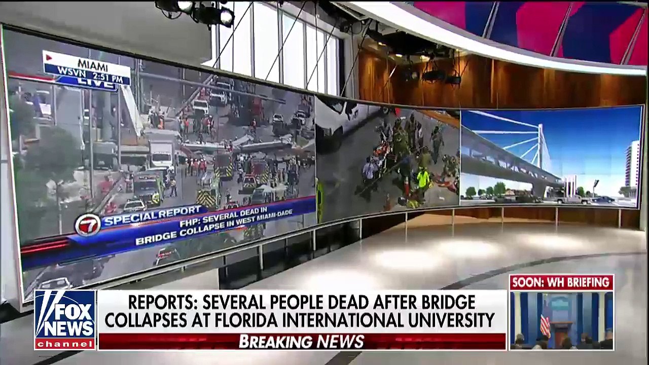 Floride: Un pont s'est effondré sur une autoroute à Miami - Il y aurait plusieurs morts