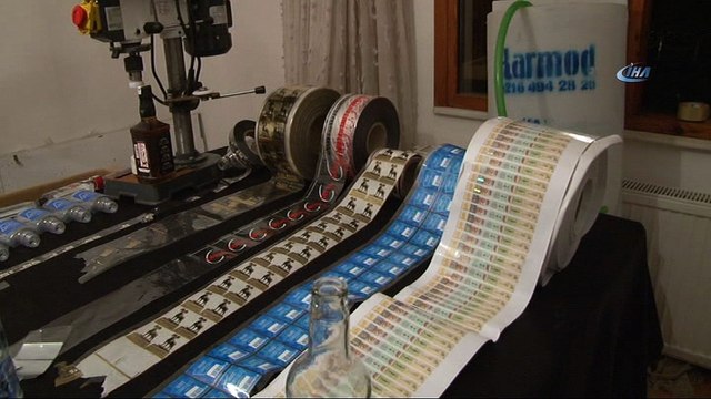 Lüks villada kaçak içki operasyonu... Piyasa değeri 500 bin TL kaçak içki ele geçirildi