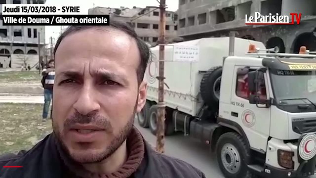 Syrie : des obus interrompent l'arrivée d'un convoi humanitaire dans la Ghouta