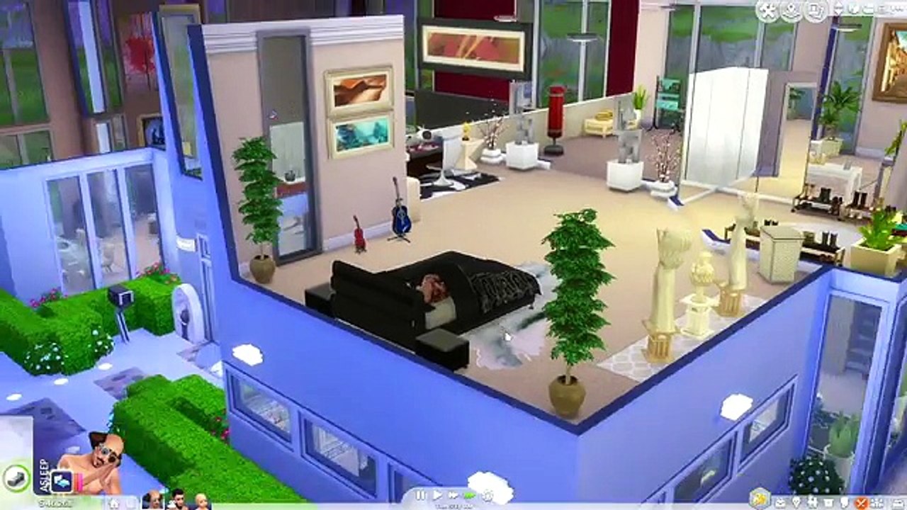WOOHOO w/SMURF QUEEN!! (The Sims 4 Wicked Woohoo Mod) Simself Part 82