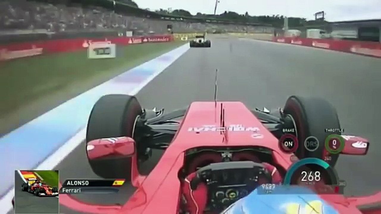 Ricciardo and Alonso Hockenheimring GP Formula 1