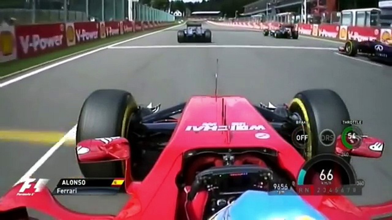 Onboard with Fernando Alonso at Spa in 2014
