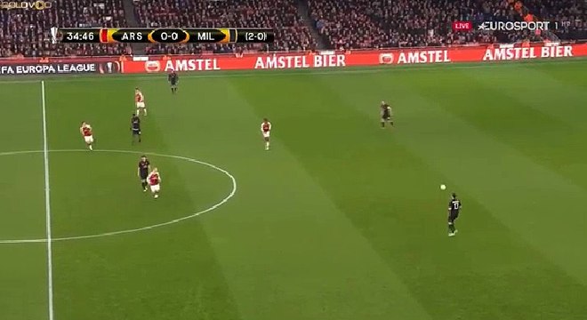 Hakan Calhanoglu Goal HD -Arsenal	0-1	AC Milan 15.03.2018