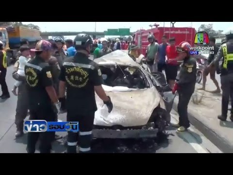 รายงานพิเศษ ''แจ้งข้อหาหนัก'' หนุ่มซิ่งเบนซ์ชนท้ายฟอร์ดดับ 2 ศพ ข่าวรอบวัน 17 มีค 59