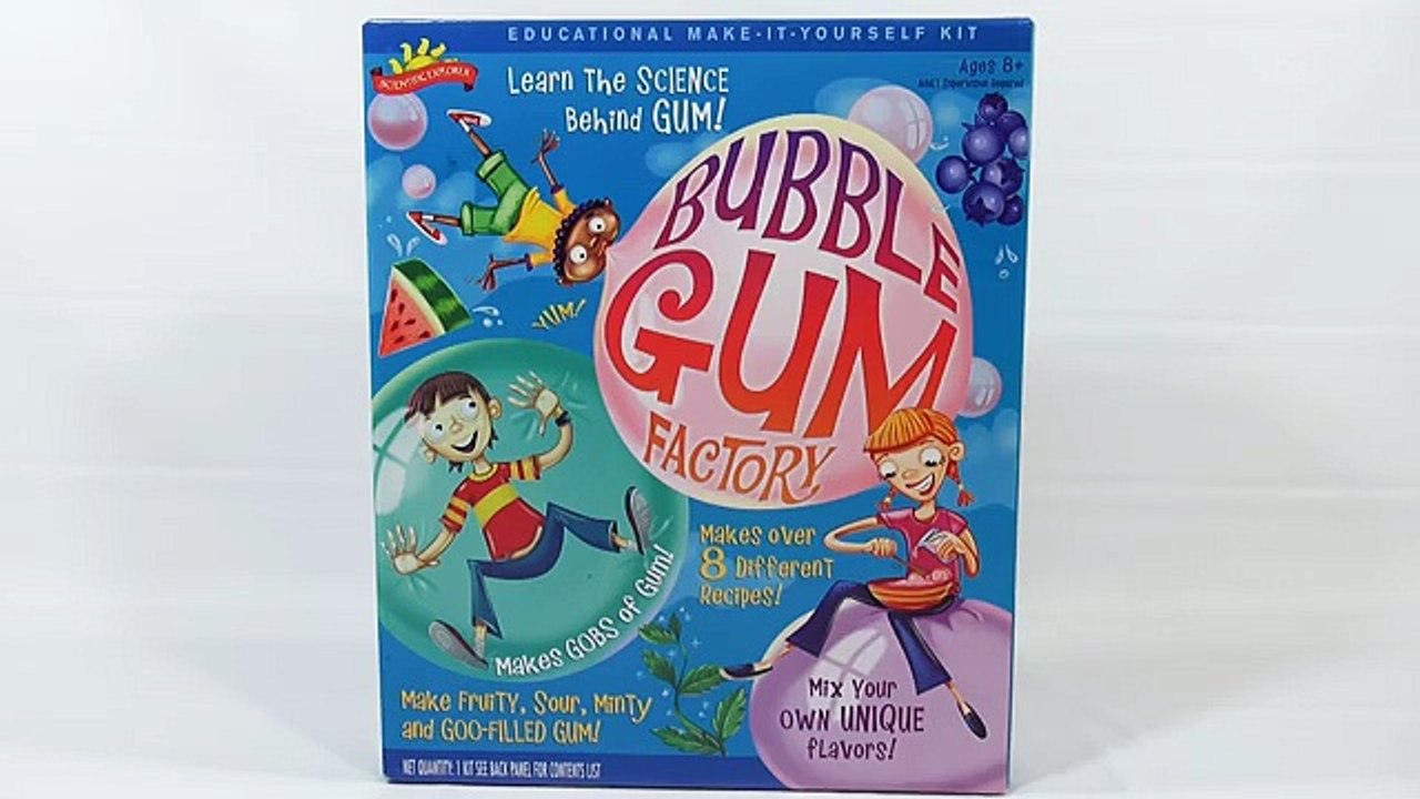Bubble Gum Fory - Makes 8 Different Recipes, Scientific Explorer