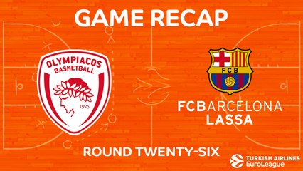 Highlights: Olympiacos Piraeus - FC Barcelona Lassa