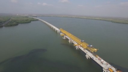 El viaducto más largo de Colombia quedará listo en julio próximo
