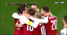 Granit Xhaka Goal ~ Arsenal vs AC Milan 2-1 15/03/2018 Europa League