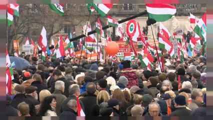 Zahlreiche Demonstrationen in Budapest
