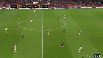 Welbeck  Goal HD - Arsenal	3-1	AC Milan 15.03.2018