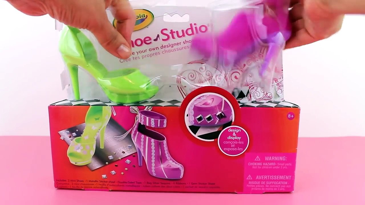 CRAYOLA Diseño de zapatillas inspiración Princesa Tiana Casta Fierce Monster High Video Toy College