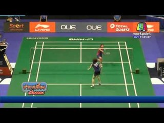 "เมย์" ดวน "พีช"  ศึกสิงค์โปร โอเพน | ข่าวเปรี้ยงเที่ยงตรง | 15 เม.ย. 59