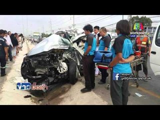 ตร เผยคลิปชน 7 คัน หนุ่ม19 กำลังจะไปทำใบขับขี่ l ข่าวมื้อเช้า l 27 เม.ย. 59