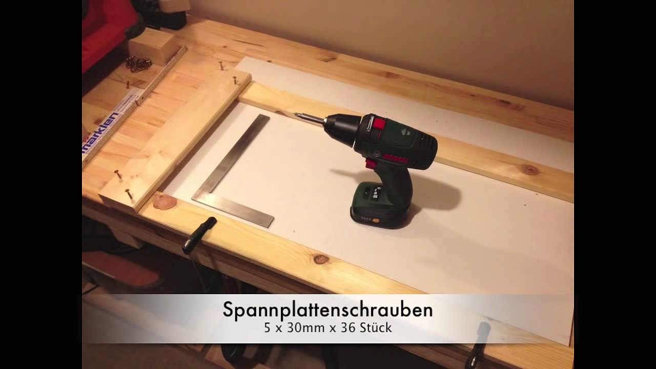 Make a folding table - Machen Sie einen Klapptisch