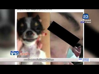 สลด หนุ่มทะเลาะแฟนสาวแค้นทุ่มสุนัขดับ l ข่าวมื้อเช้า l 29 เม.ย. 59