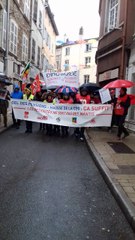 Manifestation des retraités, le 15 mars 2018, à Mâcon
