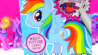 My Little Pony Imagine Rainbow Ink Book with Surprise Color Pictures Cookieswirlc Video