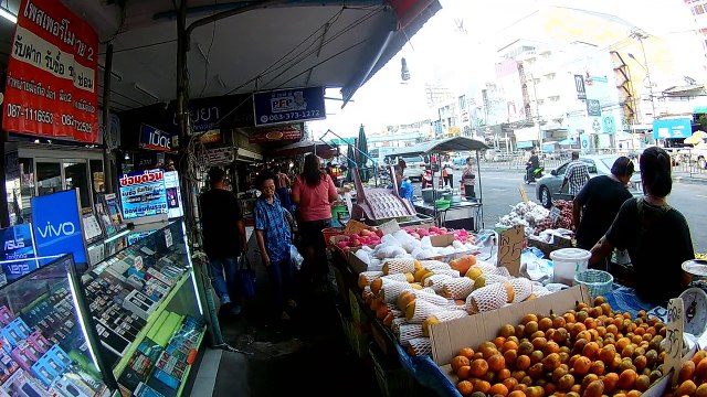 Walking in Bangkok, Thailand - Nonthaburi Province Market Series - Part 1