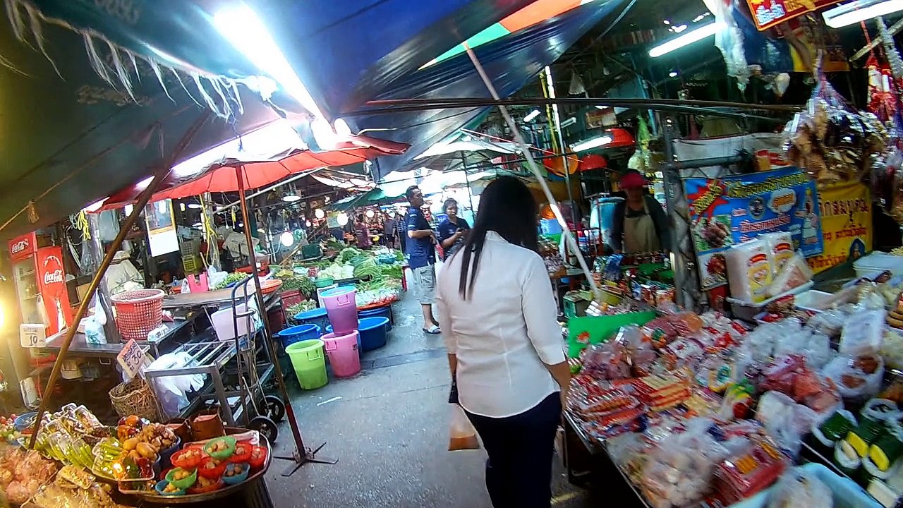 Walking in Bangkok, Thailand - Nonthaburi Province Market Series - Part 2