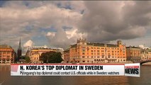 North Korea's foreign minister arrives in Sweden for talks on Korean Peninsula affairs