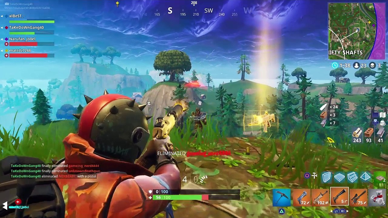 Fortnite gameplay *