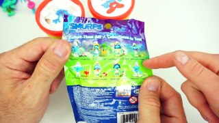 SMURFS THE LOST VILLAGE Play-Doh Lids Surprises with TOYS, SLIME, TROLLS