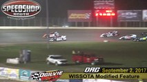 Ogilvie Raceway 9/2/17 WISSOTA Modified Highlights