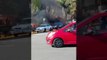 Gas Fire Engulfs Parked Cars in Burbank, California