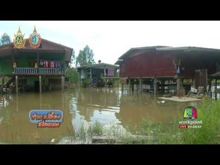 แม่น้ำยมล้น ท่วมบ้านเกาะสาริกา จ พิจิตร | ข่าวเปรี้ยงเที่ยงตรง | 21 ก.ย. 59