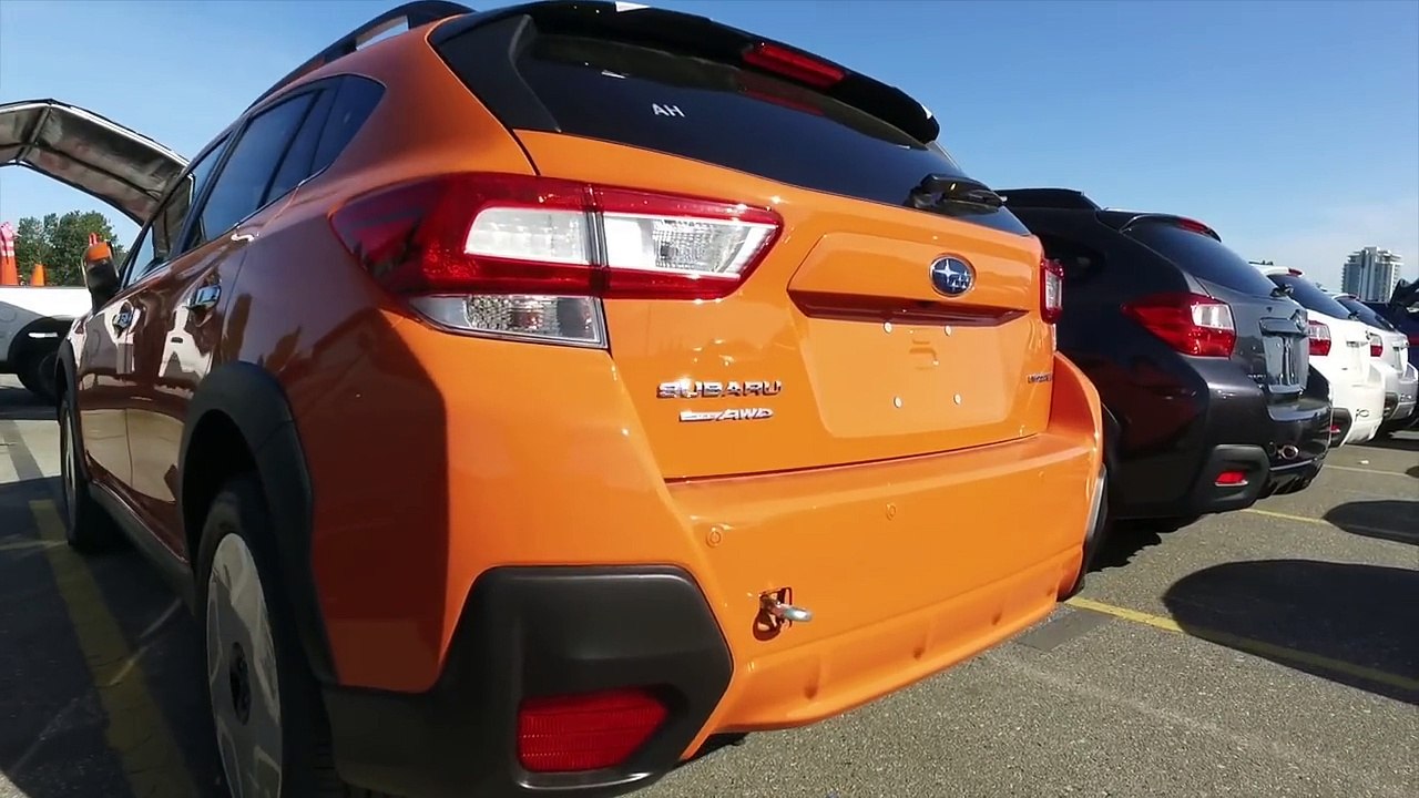 Very first all-new Subaru Crosstrek arrives by ship