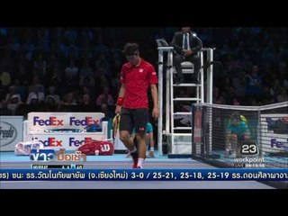 เมอร์เรย์ ดวลมาราธอน ก่อนเฉือนชนะ เคอิ l ข่าวมื้อเช้า l 17 พ.ย.59