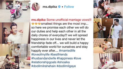 Dipika Kakkar & Shoaib Ibrahim Take UNOFFICIAL MARRIAGE Vows