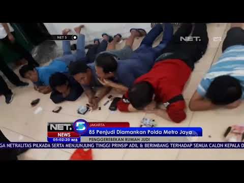 85 Penjudi Ditangkap Polda Metro Jaya - NET 5