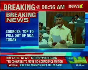 TDP withdraws support from NDA, decision over centre's refusal to grant special status to Andhra Pradesh