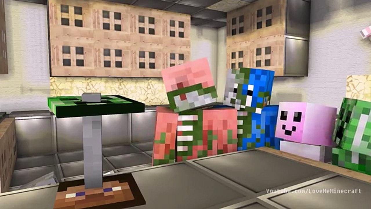 TOP 5 Funny Minecraft Monster School Animations Girls vs Boys ! Pokemon GO ! ♡ 2016 ♡