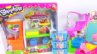 Shopkins Banca de Frutas & Vegetais 2 Cestinhas Shopkins em Português Brinquedos Juguetes Toys