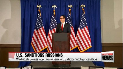 Video herunterladen: U.S. slaps sanctions on Russians for election meddling, cyber attacks