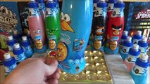 Angry Birds Drinks 24 Surprise Eggs Full Collection 14 Bird & Pig 3D Toys Huevos Sorpresa